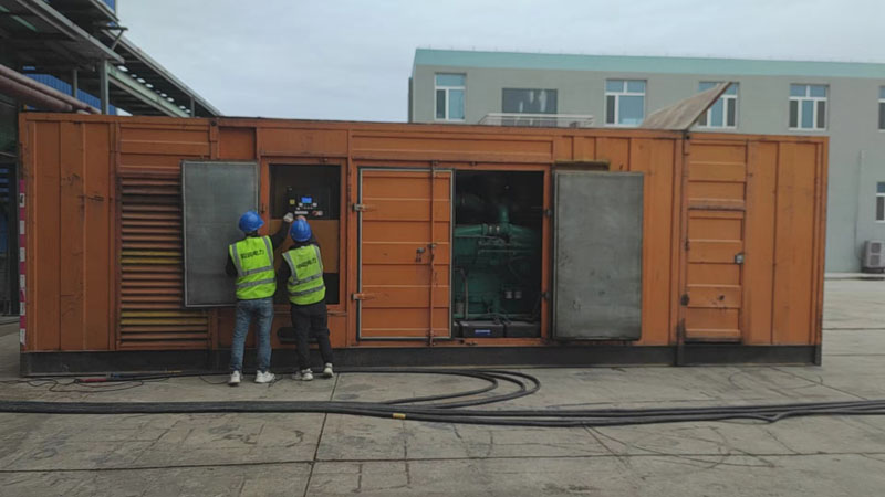 自贡如何检查柴油发电机组的机油油位?